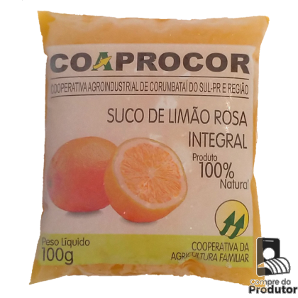 Polpa de Limão Rosa
